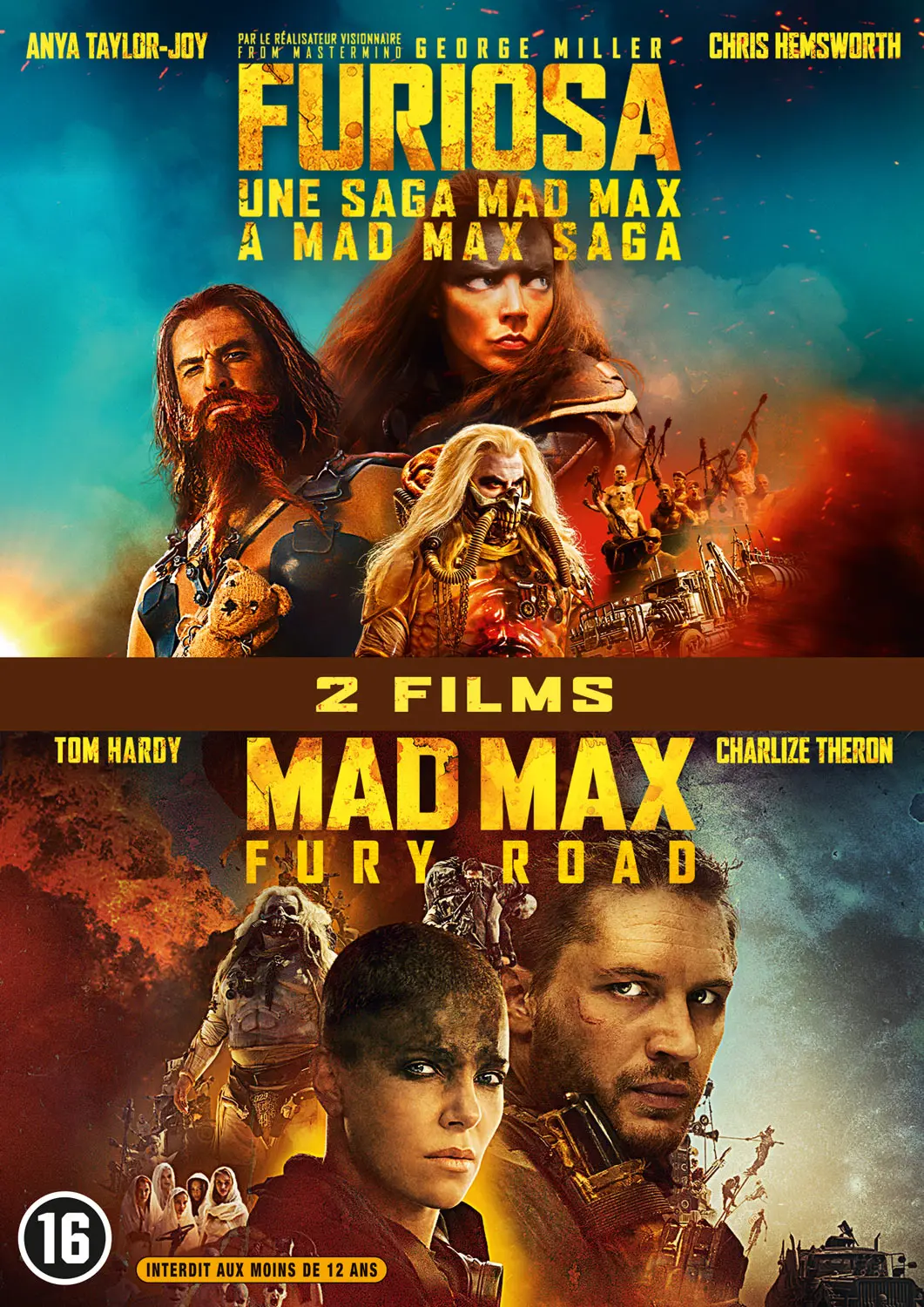 Furiosa : Une Saga Mad Max + Mad Max: Fury Road (DVD)