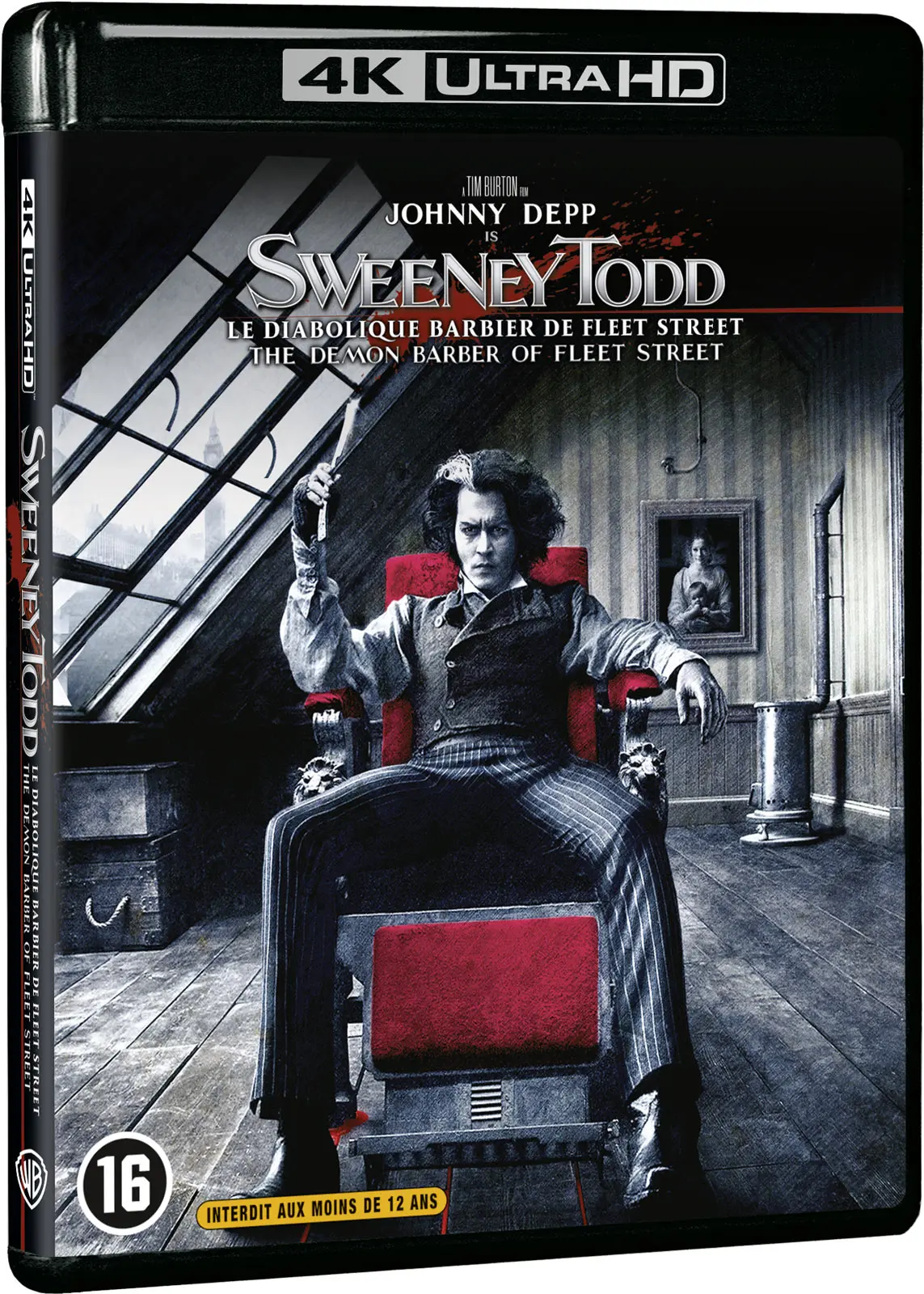 Sweeney Todd : Le Diabolique Barbier de Fleet Street (4K-UHD)