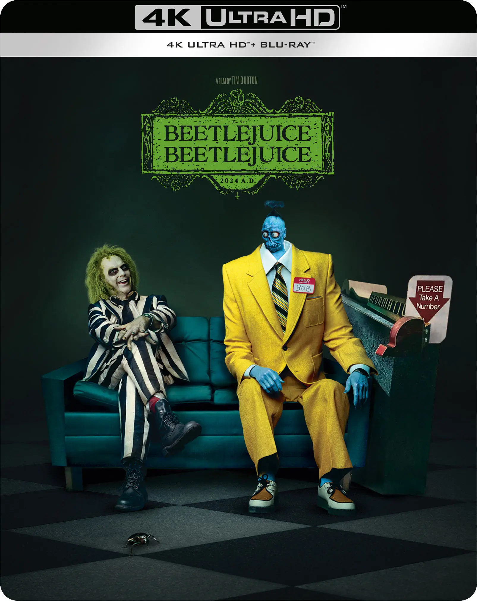 Beetlejuice Beetlejuice (Steelbook, 4K-UHD)