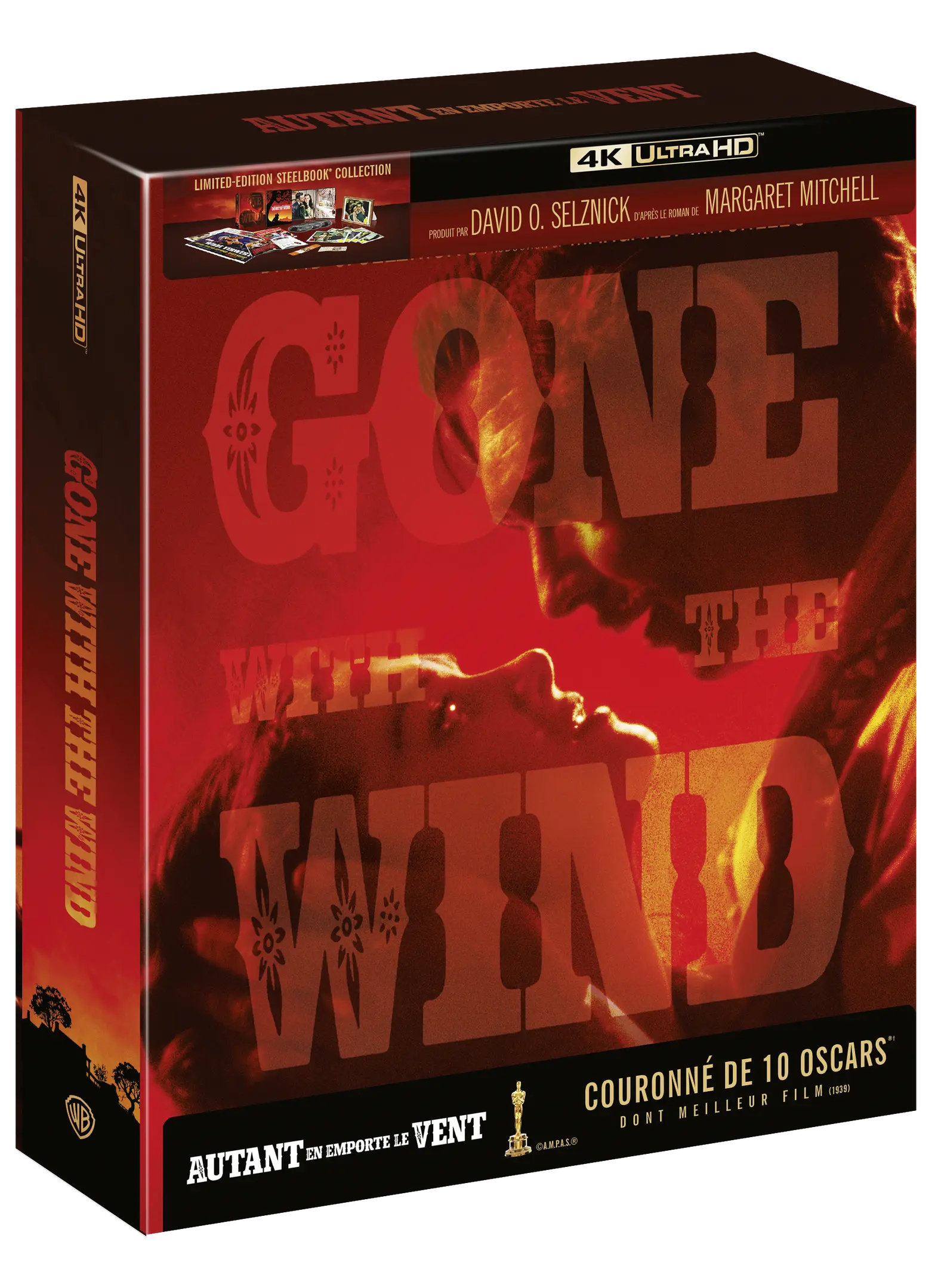 Autant en emprte le Vent (Limited Steelbook Collection, 2 4K-UHDs+Bonus-Blu-ray)