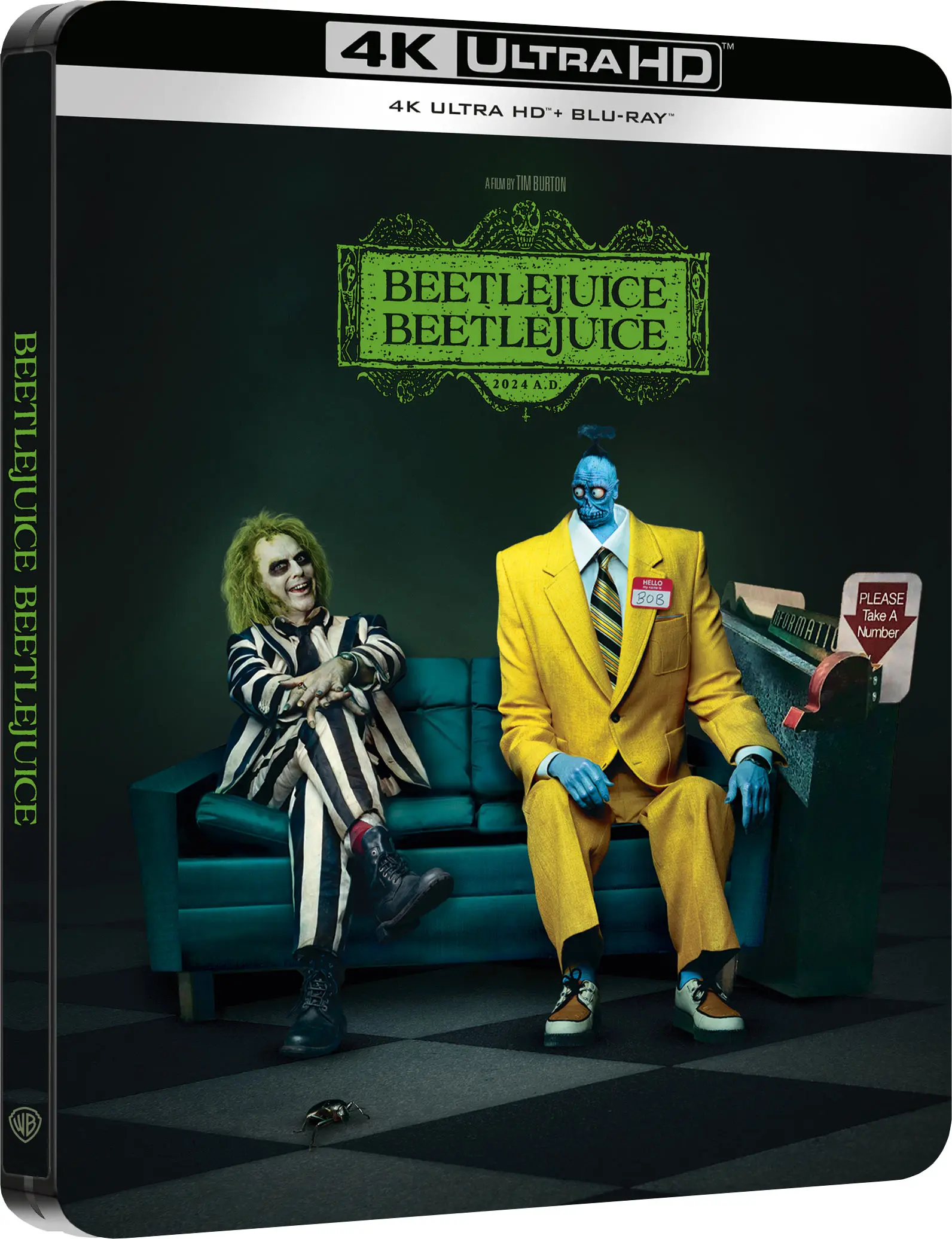Beetlejuice Beetlejuice (Steelbook, 4K-UHD)