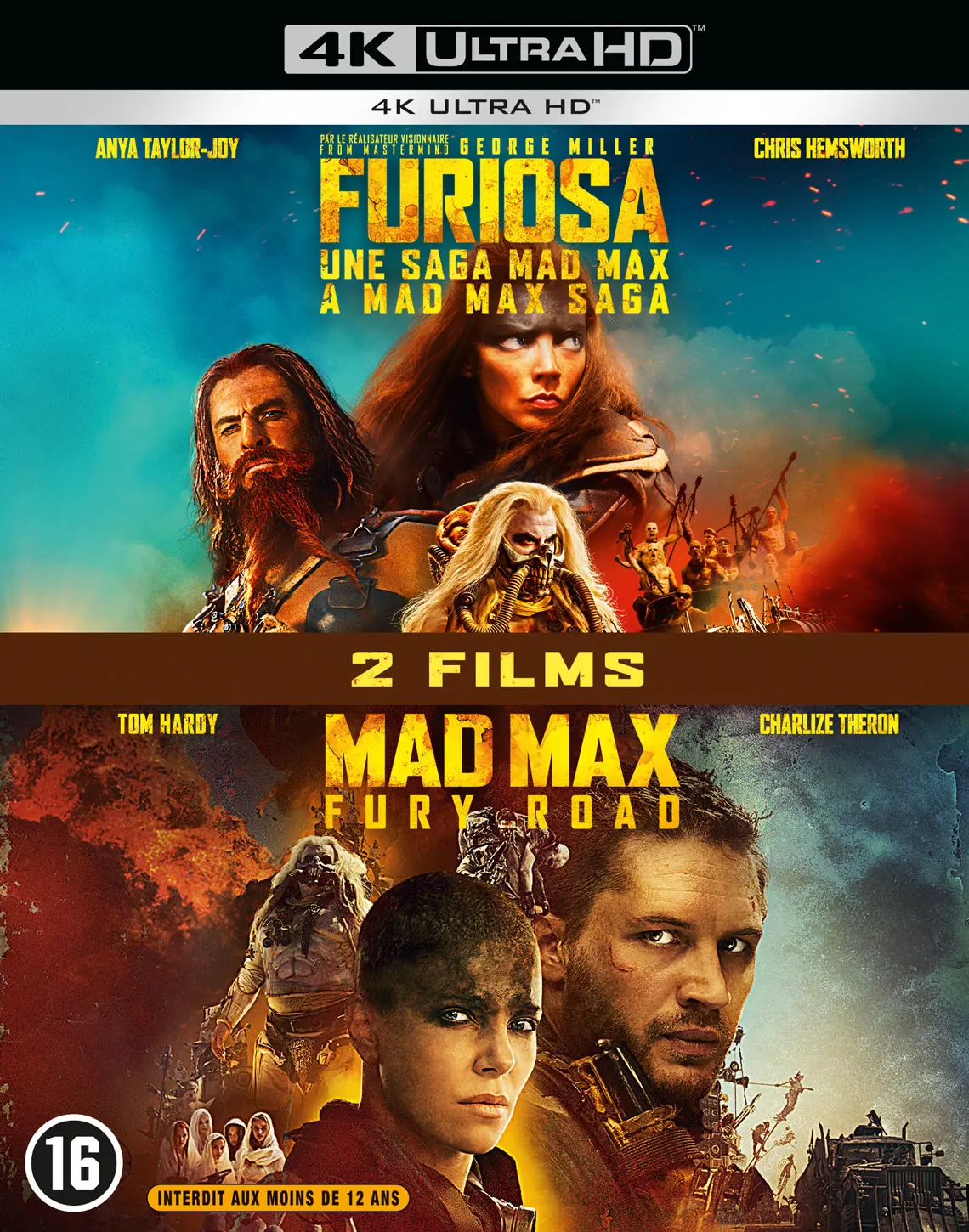 Furiosa : Une Saga Mad Max + Mad Max: Fury Road (4K-UHD)