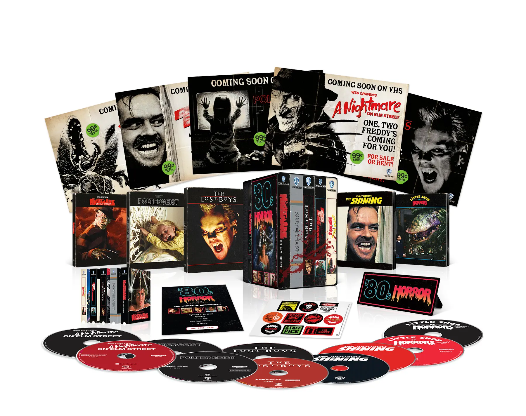 80s Horror - 5 Movie Collection (5 4K-UHDs + 5 Blu-rays)
