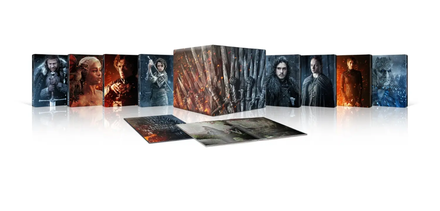 Game of Thrones - Le Trône de Fer (15 Anniversary Steelbook-Edition) (30 4K-UHDs+3 Bonus-Blu-rays)