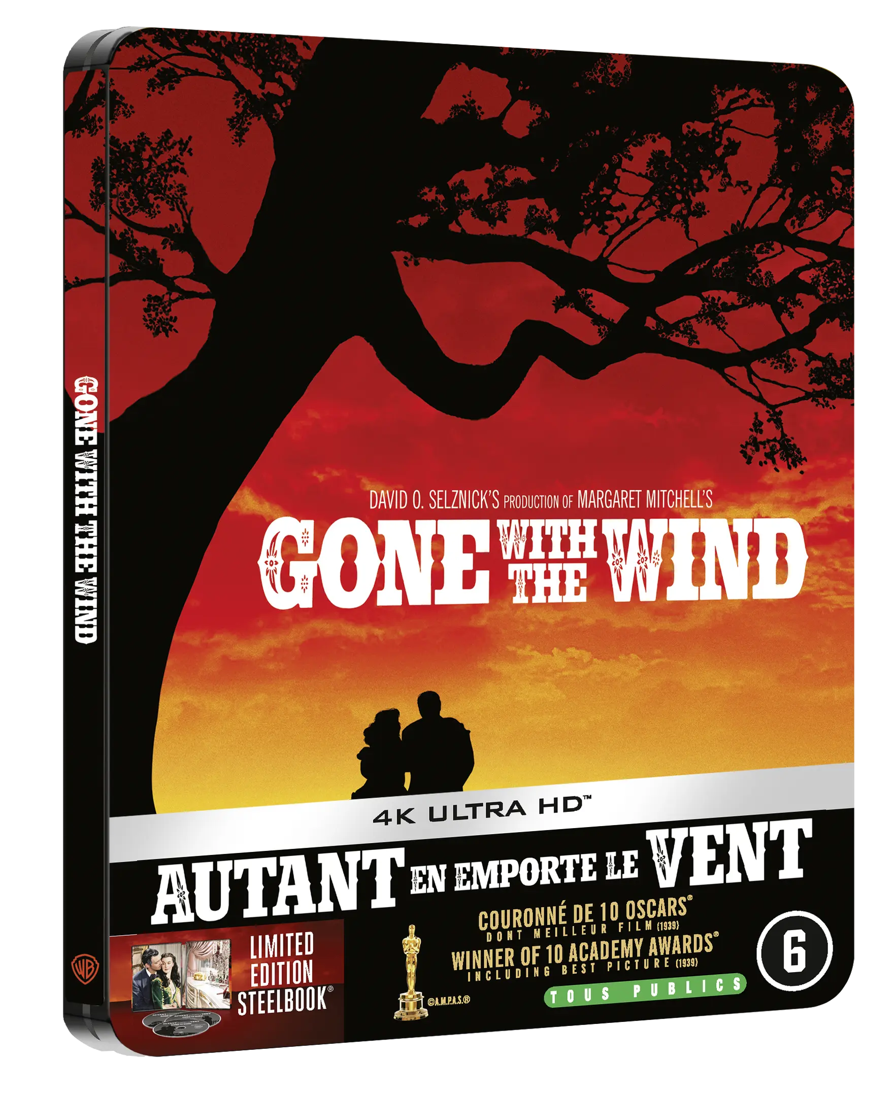 Autant en emprte le Vent (Steelbook, 4K-UHDs+Bonus-Blu-ray)