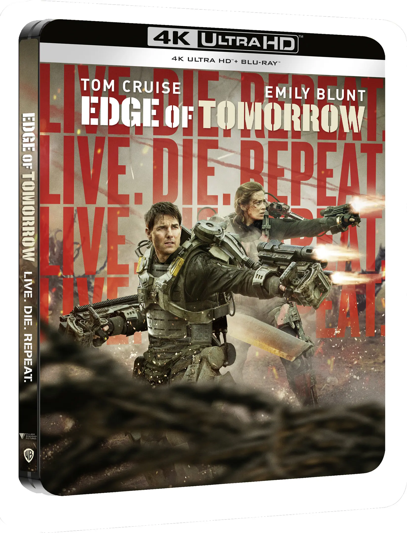 Edge of Tomorrow (Steelbook, 4K-UHD+Blu-ray)