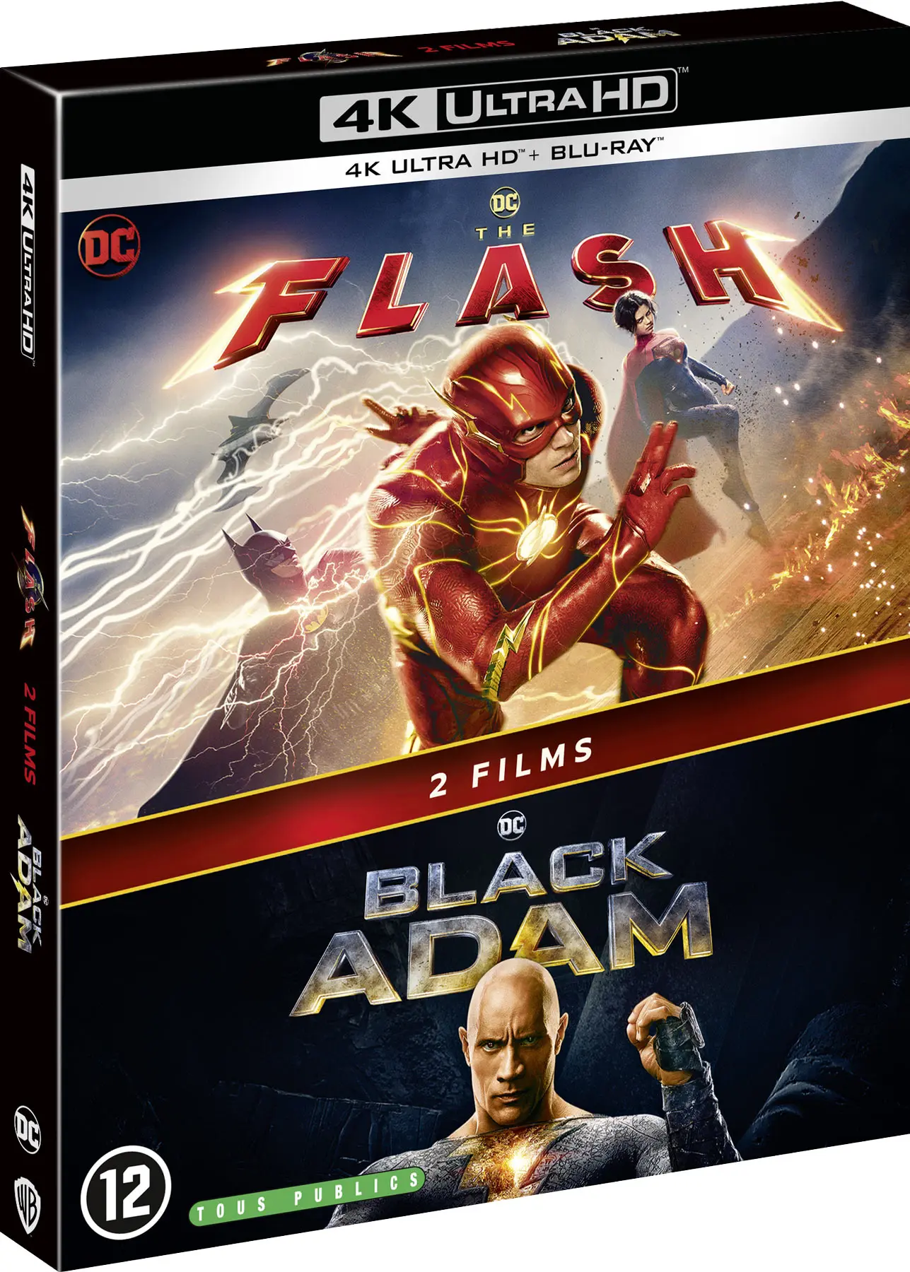 Black Adam + The Flash (4K-UHD)