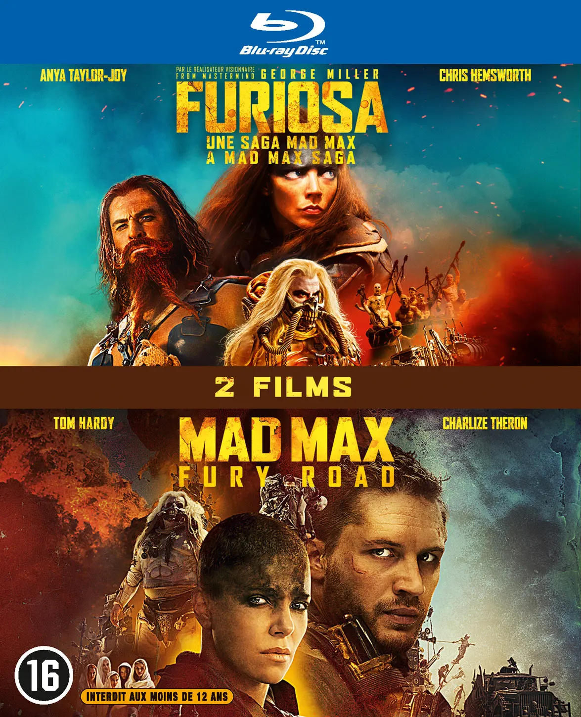 Furiosa : Une Saga Mad Max + Mad Max: Fury Road (Blu-ray)